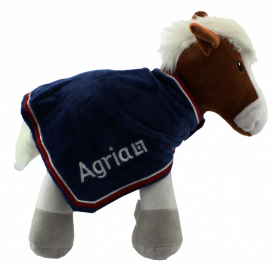 Bld hestebamse med lille fleecedkken. i gruppen Agria Shop / Hest hos AgriaShop (AGR2056)