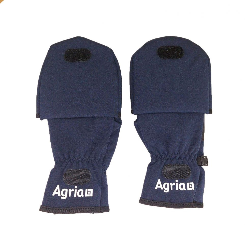 Kombineret luffe og fingerhandske